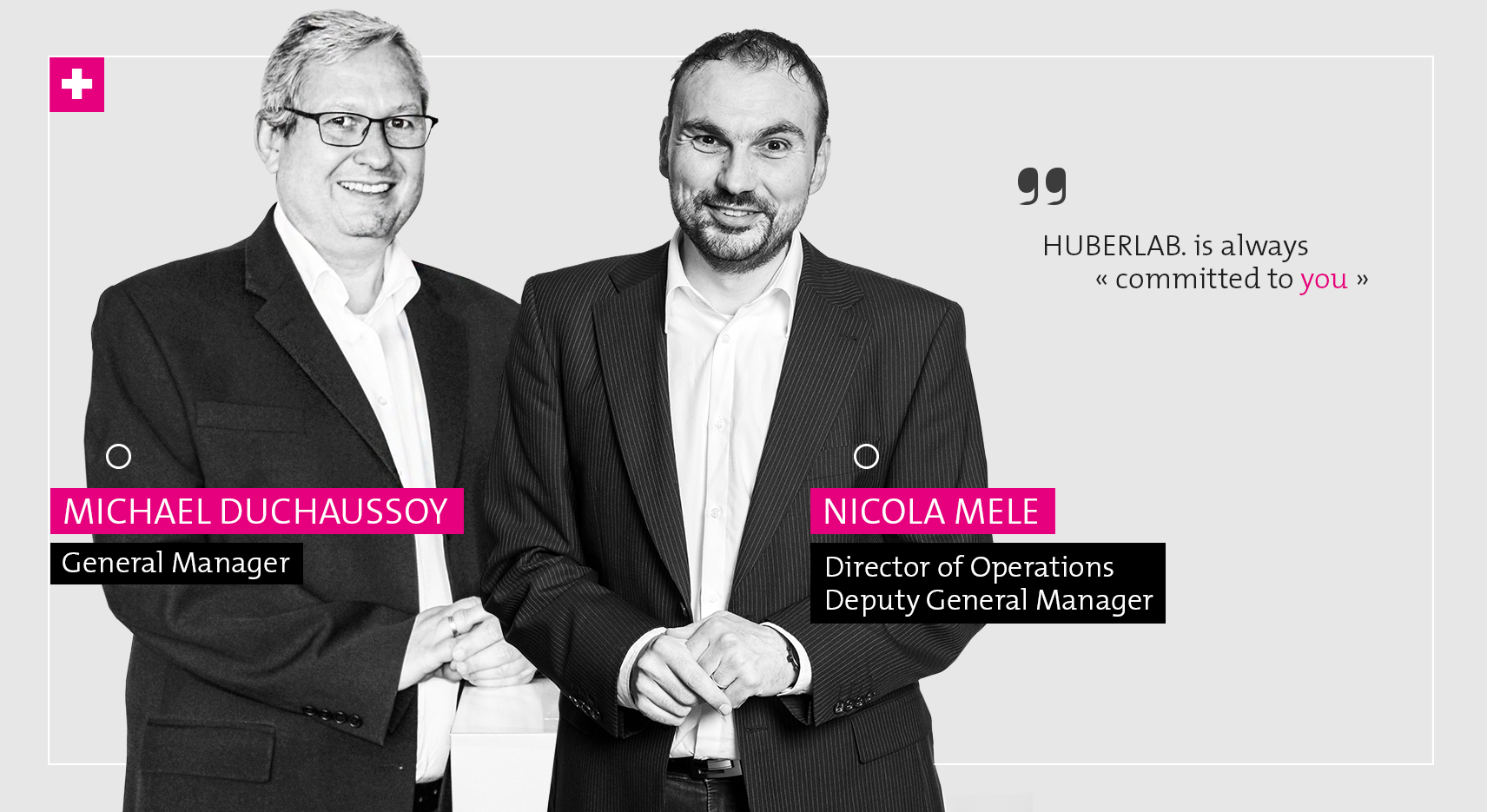 Michael Duchaussoy und Nicola Mele